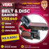 VERX VDS 640 Dual Belt and Disc Sander 500W 2980RPM for industrial woodworking and metal finishing available at Lion Tools Mart.