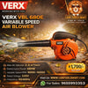 VERX Variable Speed Air Blower - VBL 680E 680W – 9000–16000 RPM