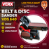 Verx Dual Belt & Disc Sander VDS 640 500W | Wood Sanding, Metal Finishing, Edge Shaping & Industrial Workshop Applications