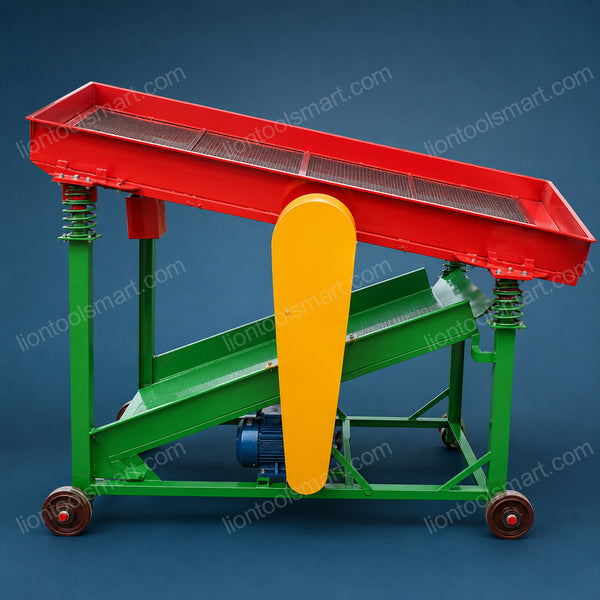 Lion Vibrating Sand Siever with 1.5HP 1 Phase Motor | Sand Screening Machine