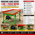 Lion Vibrating Sand Siever with 1.5HP 1 Phase Motor | Sand Screening Machine