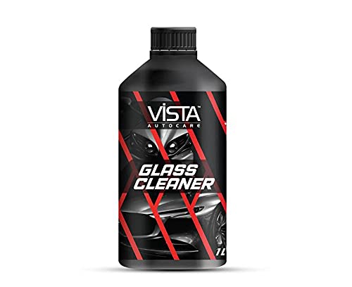 Vista 1000ml Glass Cleaner | Professional Glass Cleaning Solution for Car Windshields, Windows, Mirrors, Glass Panels & Automotive Detailing Applications