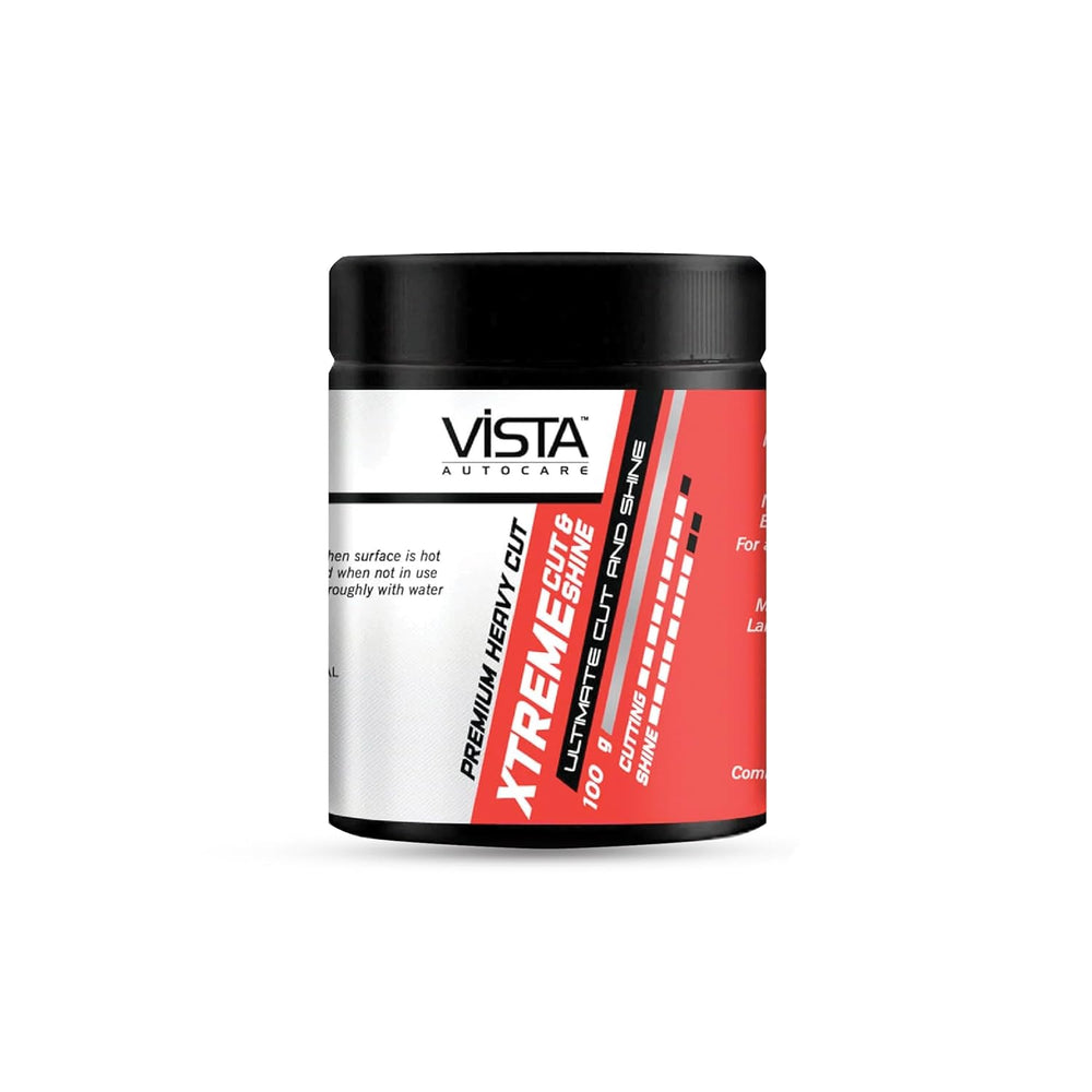 Vista 100gm Cut & Glaze | Automotive Cutting Compound & Glazing Polish for Paint Correction, Minor Scratches, Oxidation, Swirl Marks & Vehicle Paint Finishing