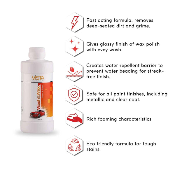 Vista, Vista Wash & Wax, 500ml Wash & Wax, Wash and Wax, Car Wash & Wax, Car Shampoo with Wax, Wash Wax Car Shampoo, Car Shampoo, Automotive Shampoo, Car Wash Shampoo, Car Wax Shampoo, Foaming Car Shampoo, Car Cleaning Shampoo, Vehicle Wash Shampoo, Car Paint Cleaner, Car Paint Care, Car Shine Product, Car Wash Product, Automotive Cleaning Product, Car Detailing Shampoo, Bike Wash Shampoo, Motorcycle Wash Shampoo, Vehicle Care Products, Car Care Products, Auto Detailing Products