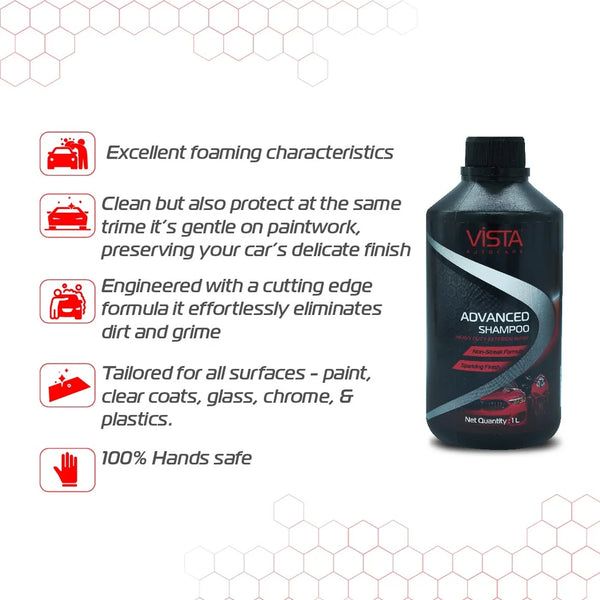 Vista, Vista Advanced Shampoo, 1000ml Car Shampoo, Advanced Car Shampoo, Car Wash Shampoo, Vehicle Shampoo, Automotive Shampoo, Car Cleaning Shampoo, Car Wash Liquid, Foaming Car Shampoo, High Foam Car Shampoo, Bike Wash Shampoo, Motorcycle Shampoo, Scooter Cleaning Shampoo, Car Body Shampoo, Automotive Cleaning Product, Car Wash Product, Vehicle Cleaning Product, Car Detailing Shampoo, Car Care Products, Professional Car Wash Shampoo, Car Washing Liquid, Auto Detailing Shampoo
