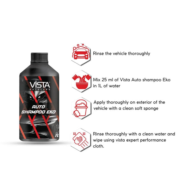 Vista, Vista Auto Shampoo EKO, 1000ml Auto Shampoo, EKO Auto Shampoo, Car Shampoo, Automotive Shampoo, Car Wash Shampoo, Vehicle Wash Shampoo, Car Cleaning Shampoo, Car Washing Liquid, Automotive Cleaning Shampoo, Car Paint Cleaner, Vehicle Cleaning Product, Car Exterior Cleaner, Bike Wash Shampoo, Motorcycle Wash Shampoo, Scooter Wash Shampoo, Car Wash Product, Car Detailing Shampoo, Professional Car Shampoo, Automotive Detailing Product, Car Care Products, Vehicle Care Products, Car Cleaning Products