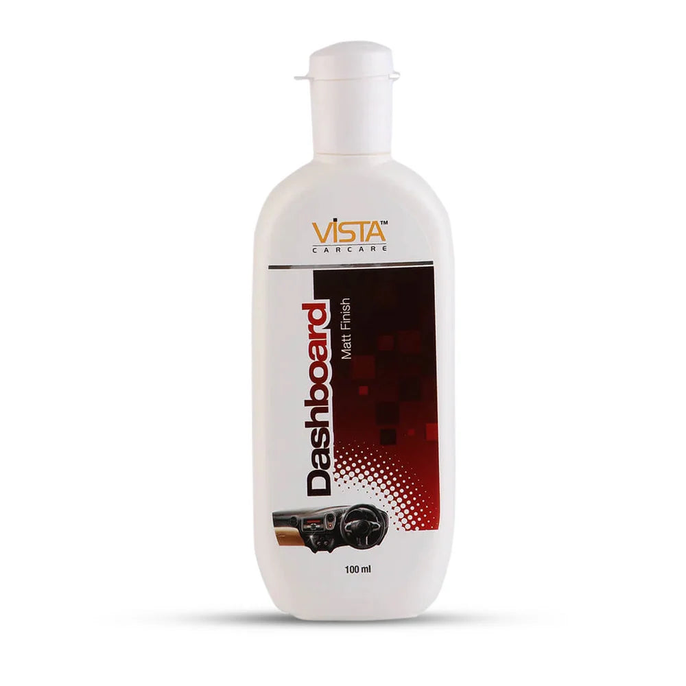 Vista 100ml Dashboard Polish | Dashboard Shine & Protectant for Car Interior Plastic, Vinyl, Rubber, Door Panels, Trims & Automotive Interior Care