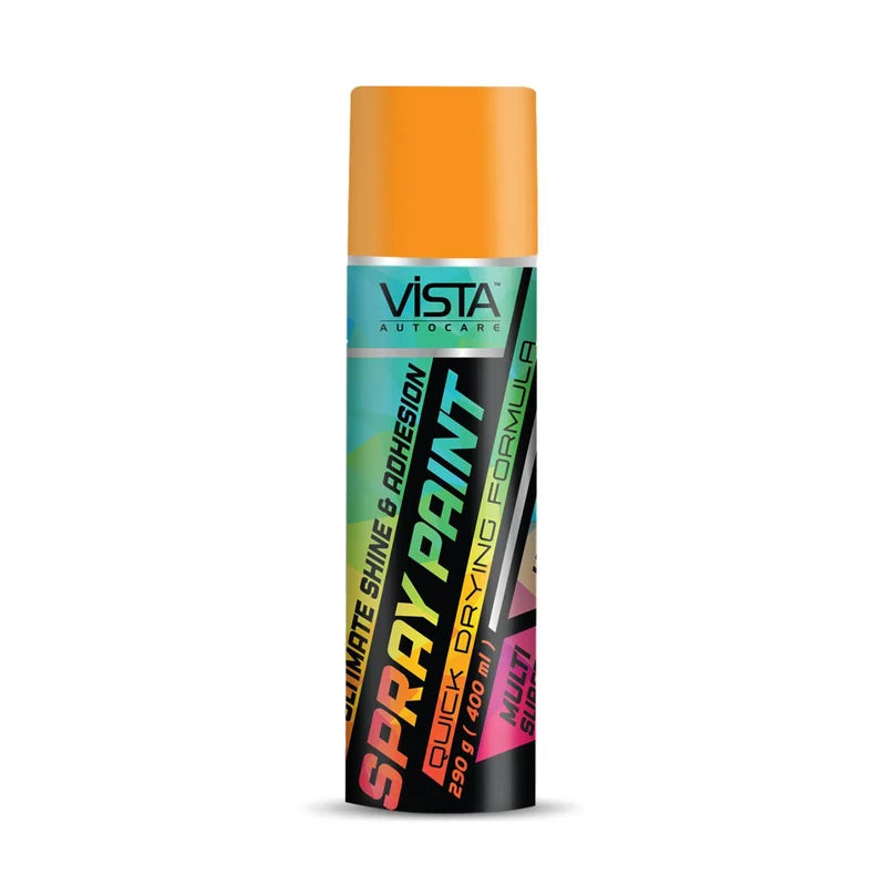 Vista 400ml Lemon Yellow Spray Paint | Metal, Wood, Plastic, Automotive, Industrial, DIY & General Surface Painting Applications