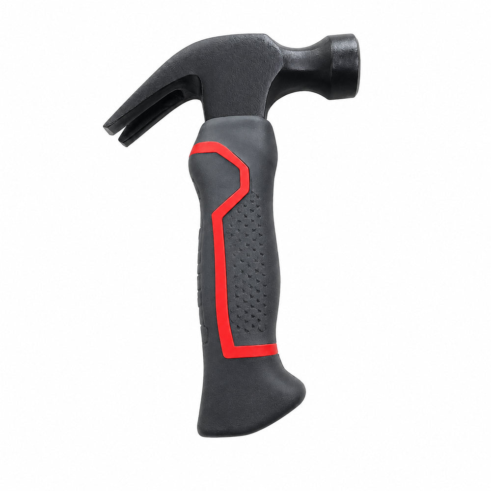 Vomb Mini Claw Hammer Stubby | Compact Forged Steel Claw Hammer with Anti-Slip Grip for Carpentry & DIY