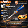 WADFOW 12Pcs Screwdriver Bits Set with Magnetic Handle