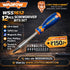 The WADFOW WSS1612 12Pcs Screwdriver Bits Set is a compact and versatile screwdriver set made with durable Cr-V steel bits.
