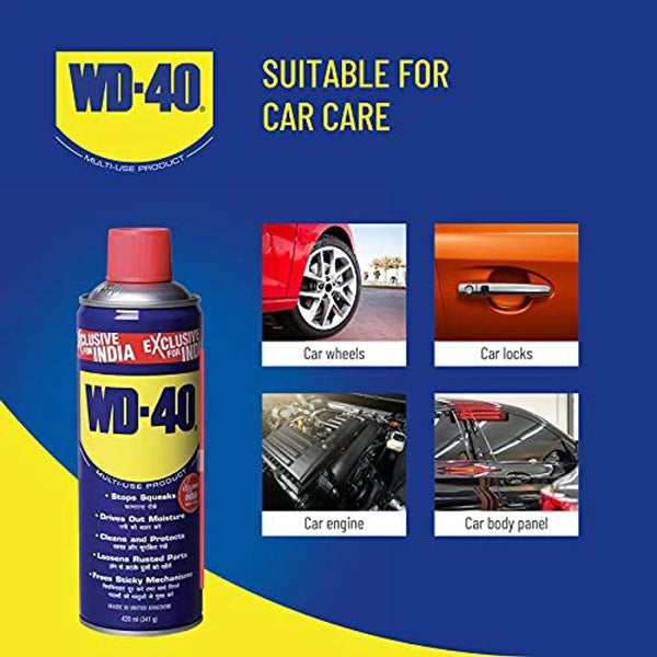 WD-40 341g (420ml) Multi-Use Maintenance Aerosol Spray | Rust Remover, Lubricant, Penetrant & Protective Spray