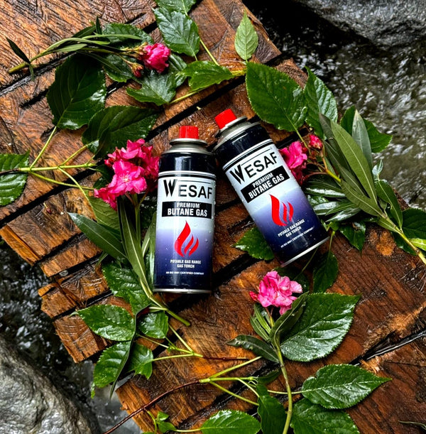 WESAF Premium Butane Gas 225GM | High-Pressure Butane Can Liquefied Gas