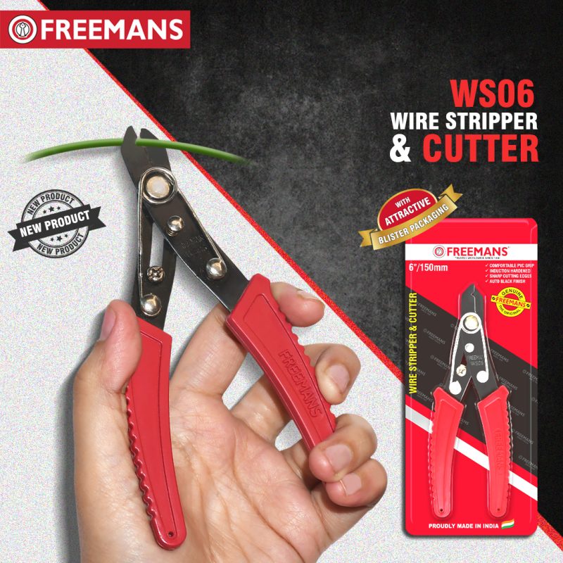 Freemans WS06 6Inch/150mm Wire Stripper/Cutter