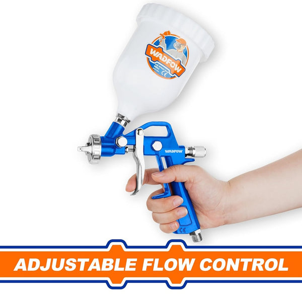 Wadfow, Wadfow WGA1506, WGA1506, Paint Spray Gun, Air Spray Gun, HVLP Spray Gun, 1.4mm Spray Gun, 600cc Spray Gun, 600ml Paint Spray Gun, Pneumatic Spray Gun, Gravity Feed Spray Gun, HVLP Paint Sprayer, Automotive Paint Spray Gun, Car Painting Spray Gun, Furniture Spray Gun, Wood Paint Spray Gun, Metal Painting Spray Gun, Finishing Spray Gun, Industrial Spray Gun, Air Compressor Spray Gun, Professional Paint Spray Gun, Workshop Spray Gun