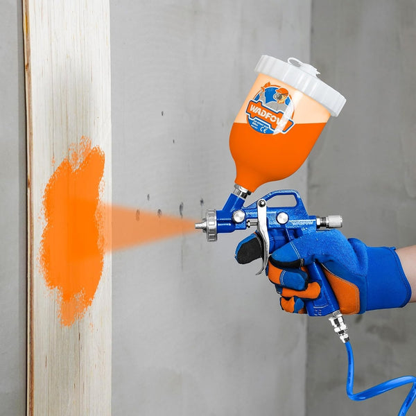 Wadfow, Wadfow WGA1506, WGA1506, Paint Spray Gun, Air Spray Gun, HVLP Spray Gun, 1.4mm Spray Gun, 600cc Spray Gun, 600ml Paint Spray Gun, Pneumatic Spray Gun, Gravity Feed Spray Gun, HVLP Paint Sprayer, Automotive Paint Spray Gun, Car Painting Spray Gun, Furniture Spray Gun, Wood Paint Spray Gun, Metal Painting Spray Gun, Finishing Spray Gun, Industrial Spray Gun, Air Compressor Spray Gun, Professional Paint Spray Gun, Workshop Spray Gun