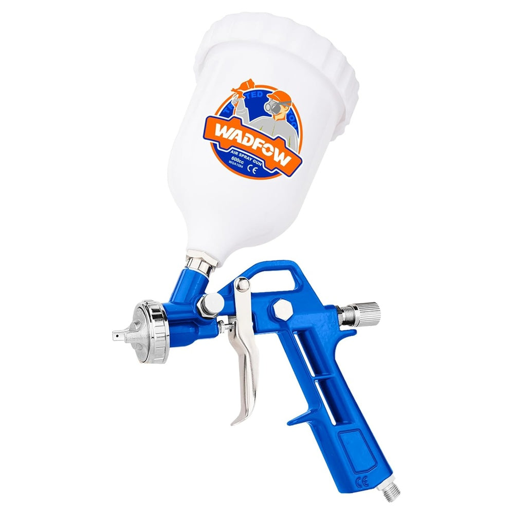 Wadfow 1.4mm 600cc Paint Spray Gun WGA1506 | HVLP Gravity-Feed Air Spray Gun for Automotive Finishing, Furniture, Woodwork, Metal Surfaces, Machinery & Professional Painting Applications