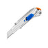 Wadfow Snap Off Knife 18mm WSK4928 | Heavy Duty Aluminum Utility Cutter with Auto Lock