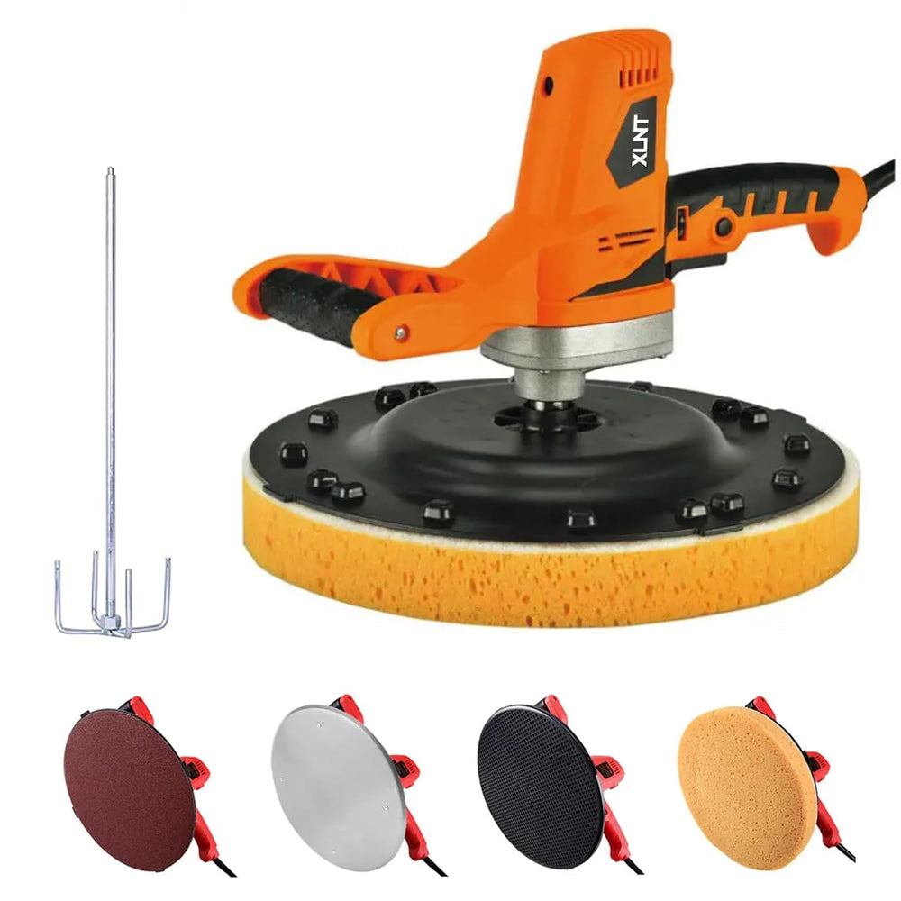 Xlnt Wet Wall Sander XTWWS9 | Plaster Smoothing, Wall Levelling, Concrete Finishing, Mortar Mixing & Construction Applications