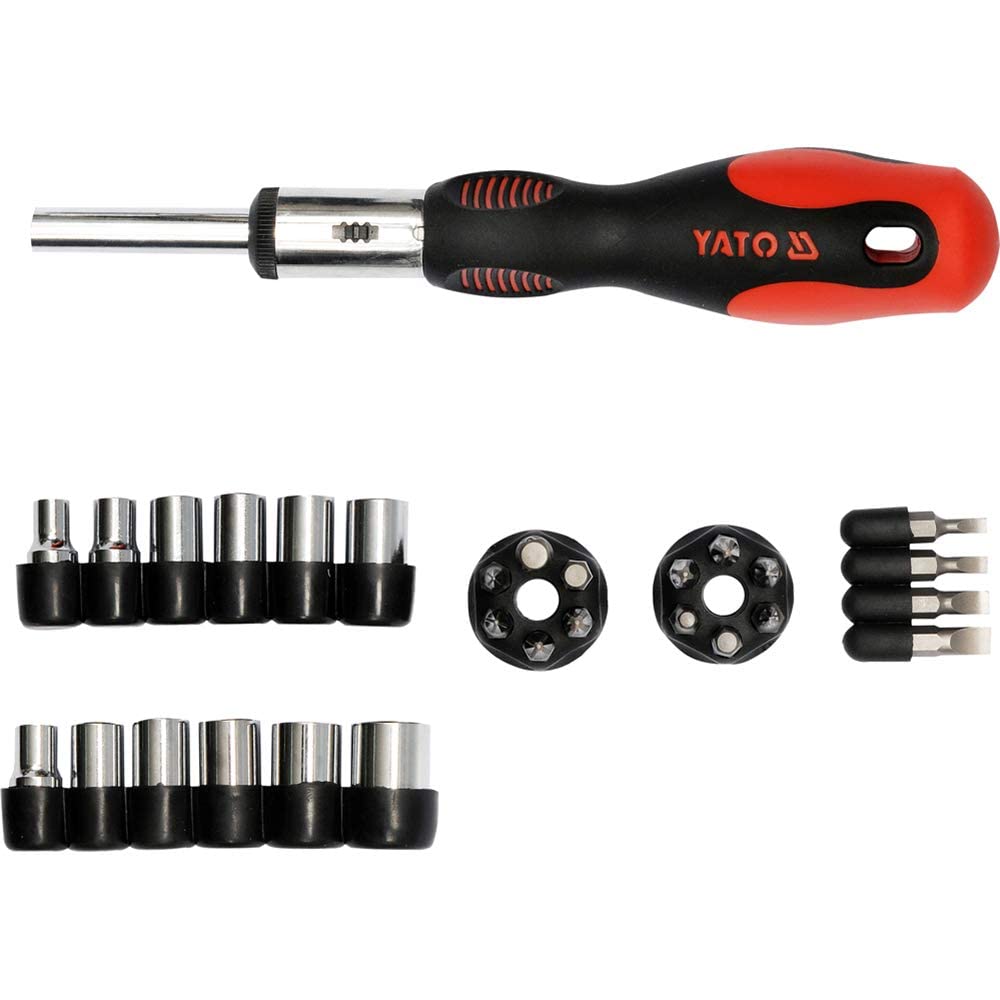 Yato YT-2808 29Pcs of Ratchet Type Screwdriver Set