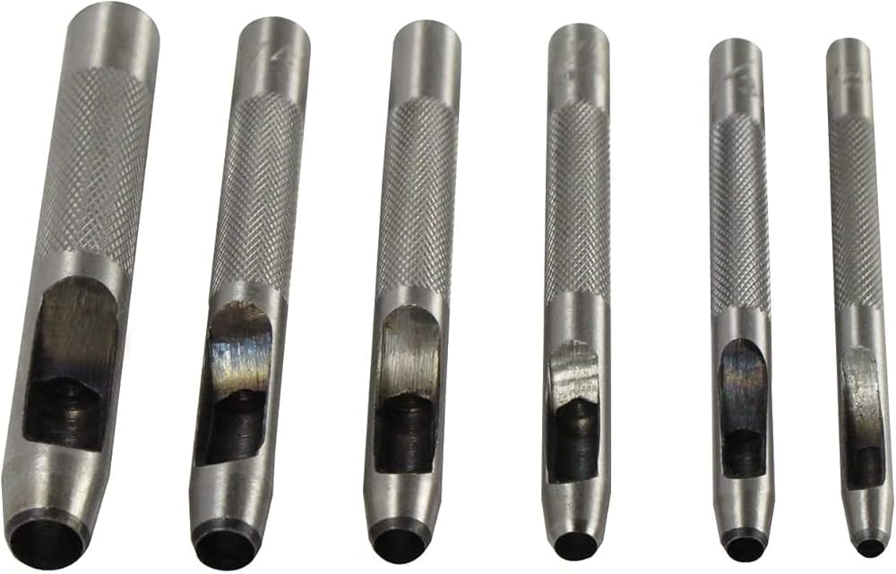 Yute 6Pc Hollow Punch Set