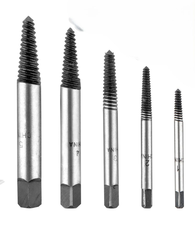 Ingco ASE008 5Pcs Screw Extractor Set | Available Sizes:- 3-6mm, 6-8mm, 8-11mm, 11-14mm, 14-18mm