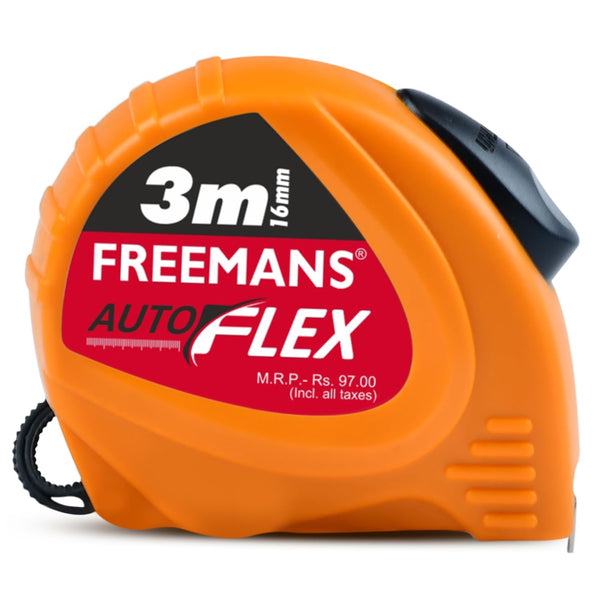 Freemans Autoflex 3M/16mm Measuring Tape for Multi Purpose