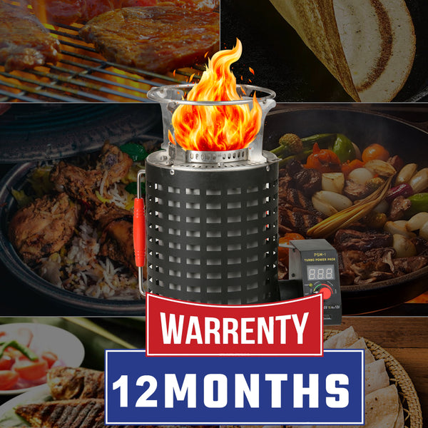 Electronics Wood Stove Smoke Free Cooking Stove PSM-1 Stove for Indoor & Outdoor Cooking Stainless Steel Heavy Duty 12 Months Warranty