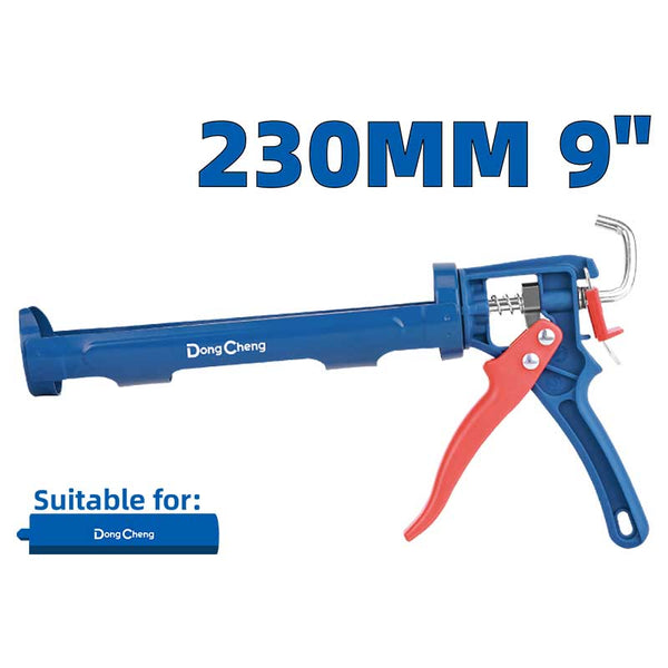 DongCheng 230mm (9 Inch) Caulking Gun with Nylon Handle and 360° Rotating Body – HD214901
