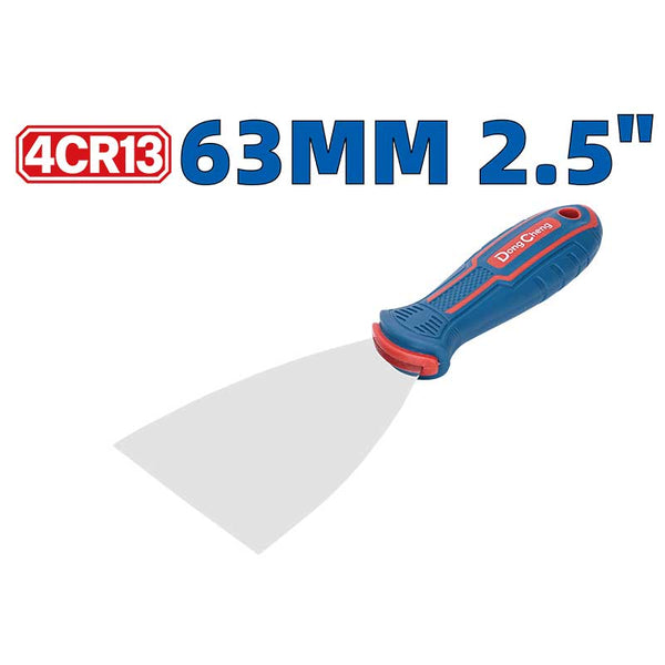 DongCheng 63mm (2.5 Inch) Carbon Steel Putty Trowel with ABS Handle – HD214102