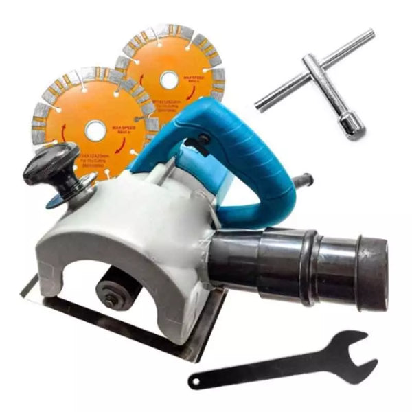 DONGCHENG DZR110 1600W wall chaser with two diamond discs