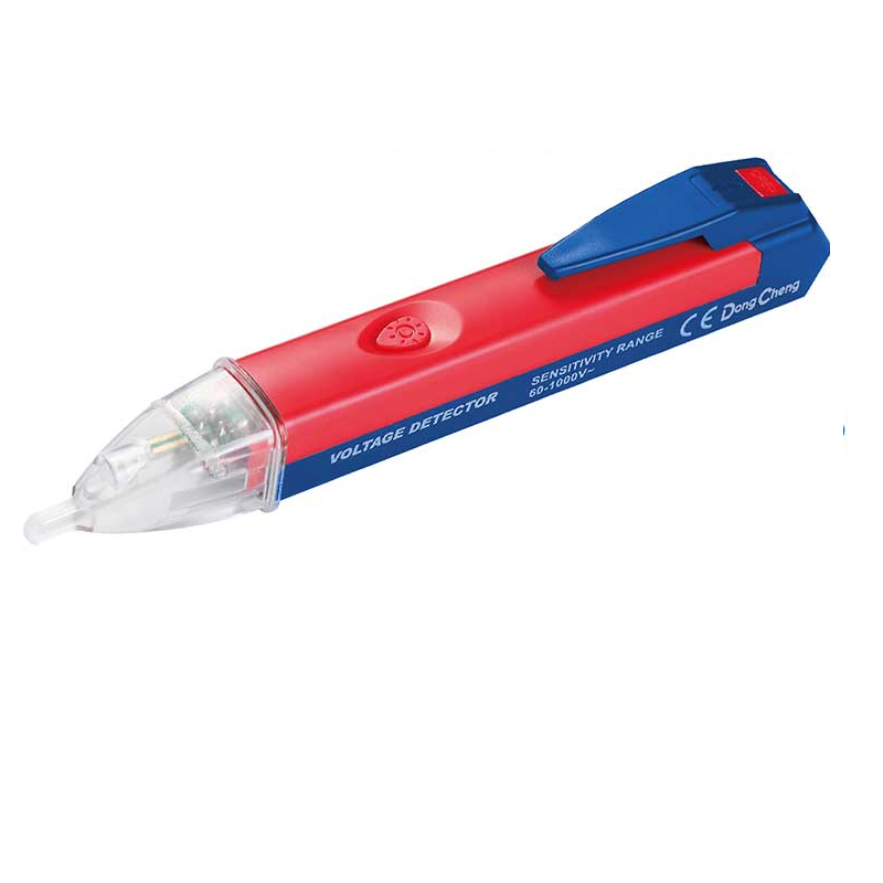 DONGCHENG 150 mm Non-Contact AC Voltage Detector, 90-1000 VAC (HD153008) -A pen-style non-contact voltage detector for quick live-wire checks and cable breakpoint finding.