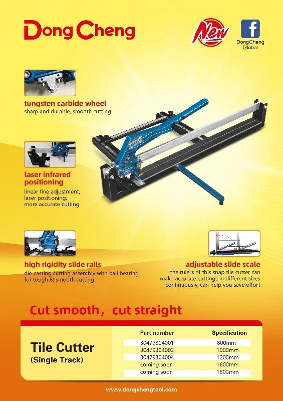 DONGCHENG HD210112 1200 mm tile cutter with laser