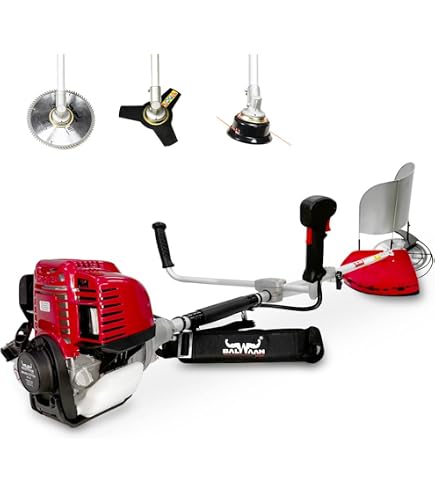 Ralli Wolf RBC-4S (BP) 4-Stroke Backpack Brush Cutter with 35.8cc Petrol Engine and 0.85kW Power Output
