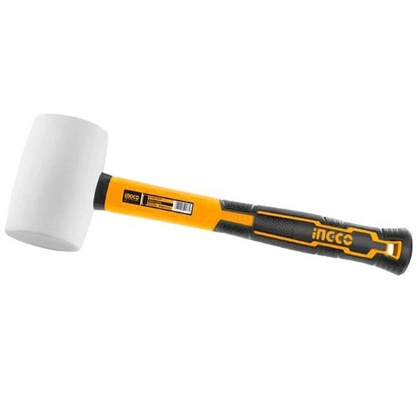 Ingco HRUH8916 Rubber Hammer Fiberglass Handle 450G