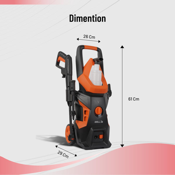 iBELL Wind 55 high-pressure washer with foam producer