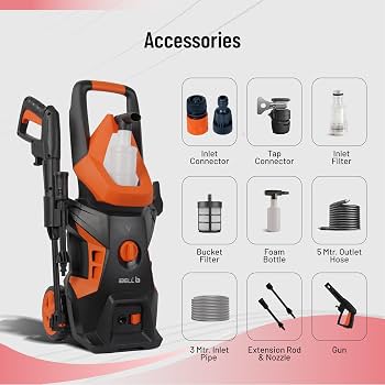 iBELL Wind 55 high-pressure washer with foam producer