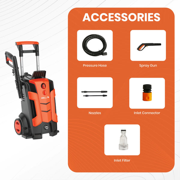 iBELL Wind 90 2200W High Pressure Washer, 