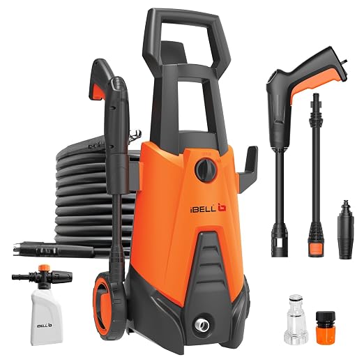 iBELL Wind-66 black and orange high-pressure car washer