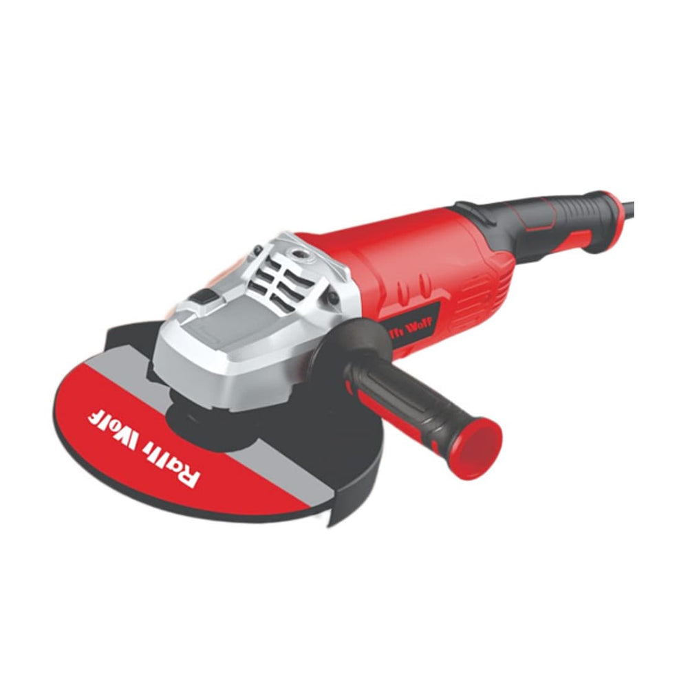 Ralli Wolf RG7-30 180mm Heavy-Duty Angle Grinder, 3000W Electric Grinding Machine, 8500 RPM for Industrial Metal Grinding and Fabrication