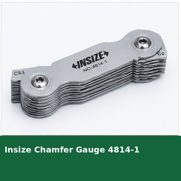 Insize Chamfer Gauge 4814-1 | Precision Angle & Chamfer Measuring Tool