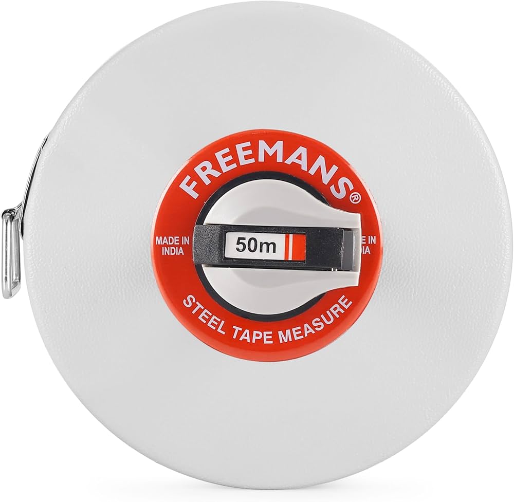 Freemans Steel Leatherette 50M-Z/13mm Measuring Tape for Multi Purpose