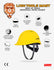 Karam Shelblast Safety Helmet with Protective Peak with Ratchet Type Adjustment and Ventilators PN542 | Head Protection
