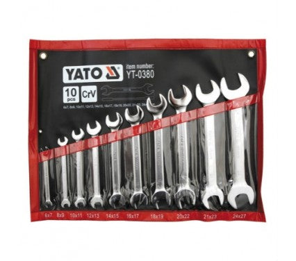 YATO YT-0380 DOUBLE OPEN END SPANNER SET