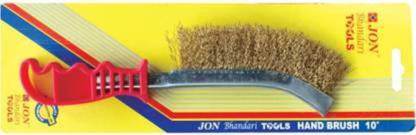 Jon Bhandari Brass Wire Hand Brush 10Inch | Heavy Duty Cleaning Brush