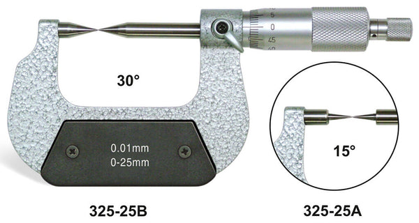 YAMAYO POINT OUTSIDE MICROMETER 0-25 MM (15 DEGREE)