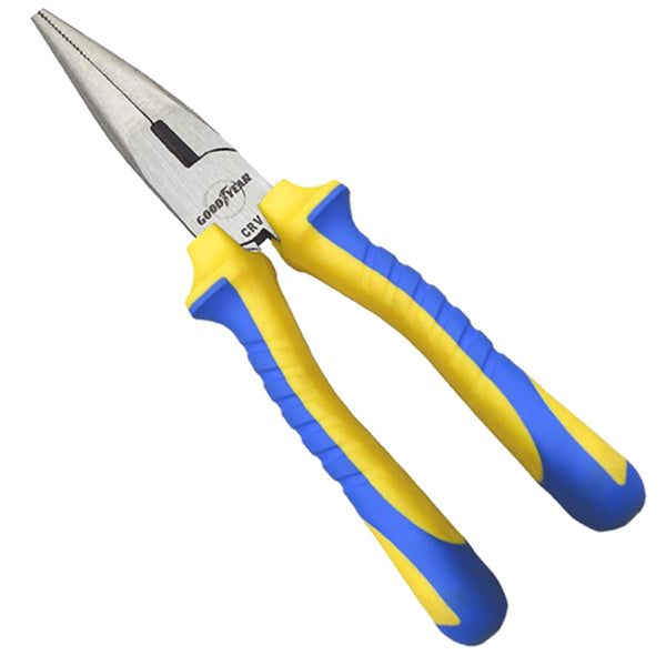 GOOD YEAR GY11265 6INCH LONG NOSE PLIER DUAL COLOUR (150MM)
