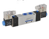 TECHNO 4V420-15B DOUBLE SOLENOID VALVE, WAY 5/2, THREAD SIZE 1/2INCH