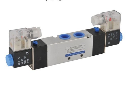 TECHNO 4V320-08B DOUBLE SOLENOID VALVE, WAY 5/2, THREAD SIZE 1/4INCH