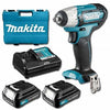 Makita TW140DWYEX Cordless Impact Wrench 12V CXT 3/8" 140Nm Compact Kit (2 Batteries + Charger)